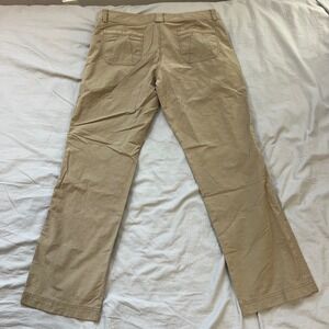 MARMOT Womens Khaki Cargo Pants Size XXL 14 Snap Button Ankle Outdoor Hiking